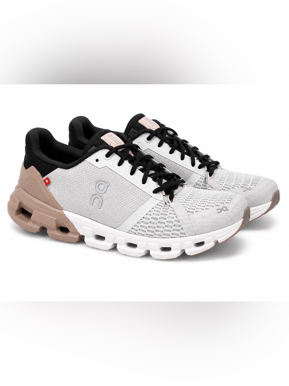 On Running Cloudstratus Frost and Sand Sneakers - Picture 3 of 3